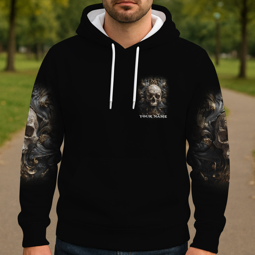 Metalic Skull - Personalized Skull All Over Shirt