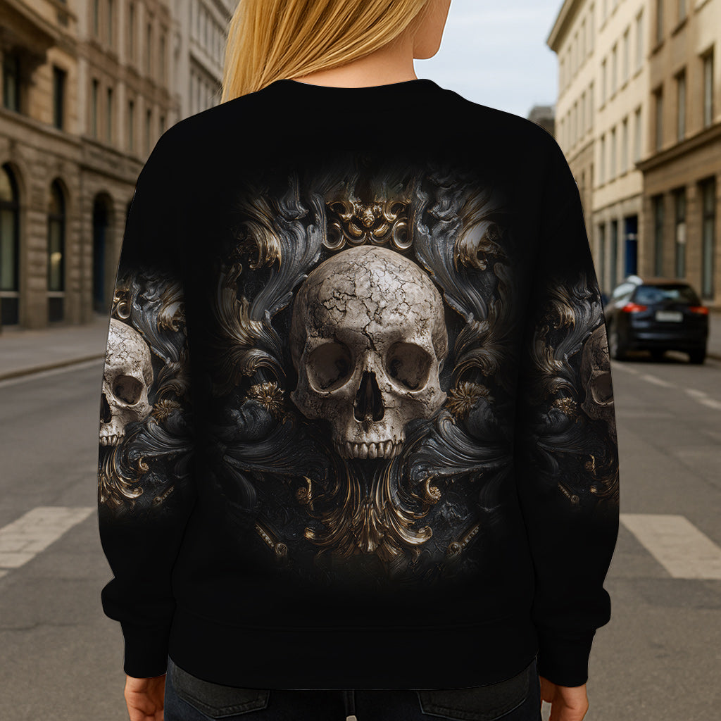 Metalic Skull - Personalized Skull All Over Shirt