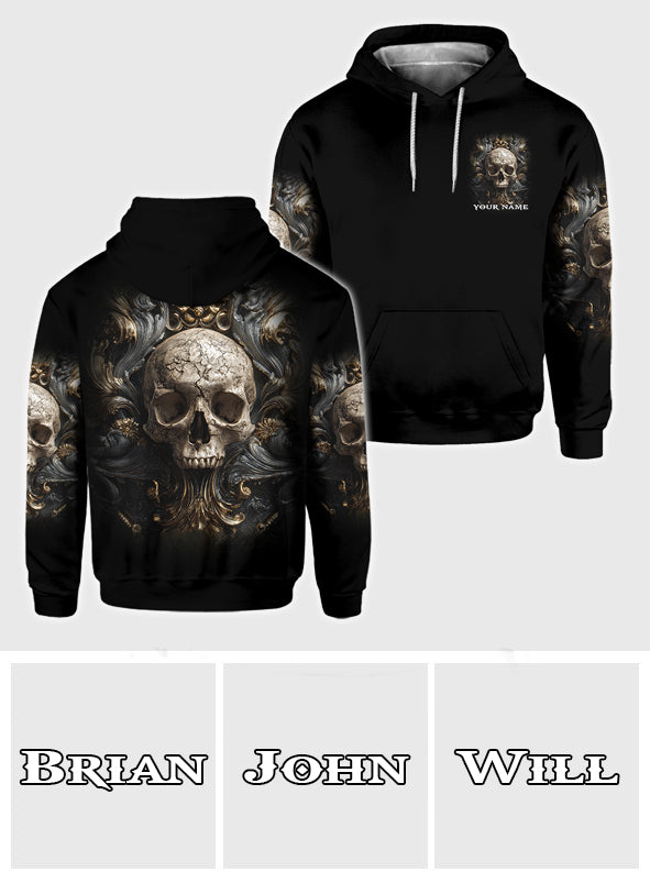 Metalic Skull - Personalized Skull All Over Shirt
