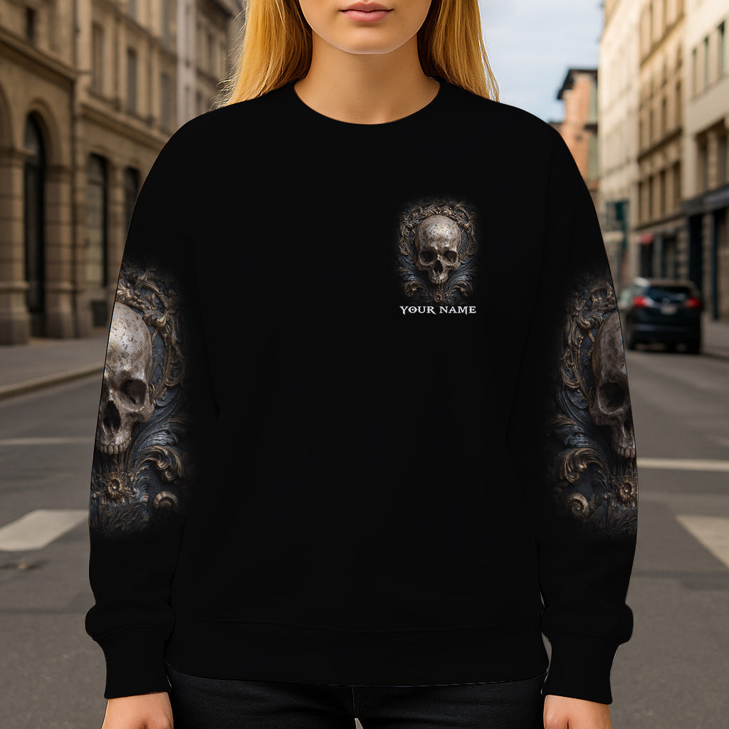 Metalic Skull - Personalized Skull All Over Shirt