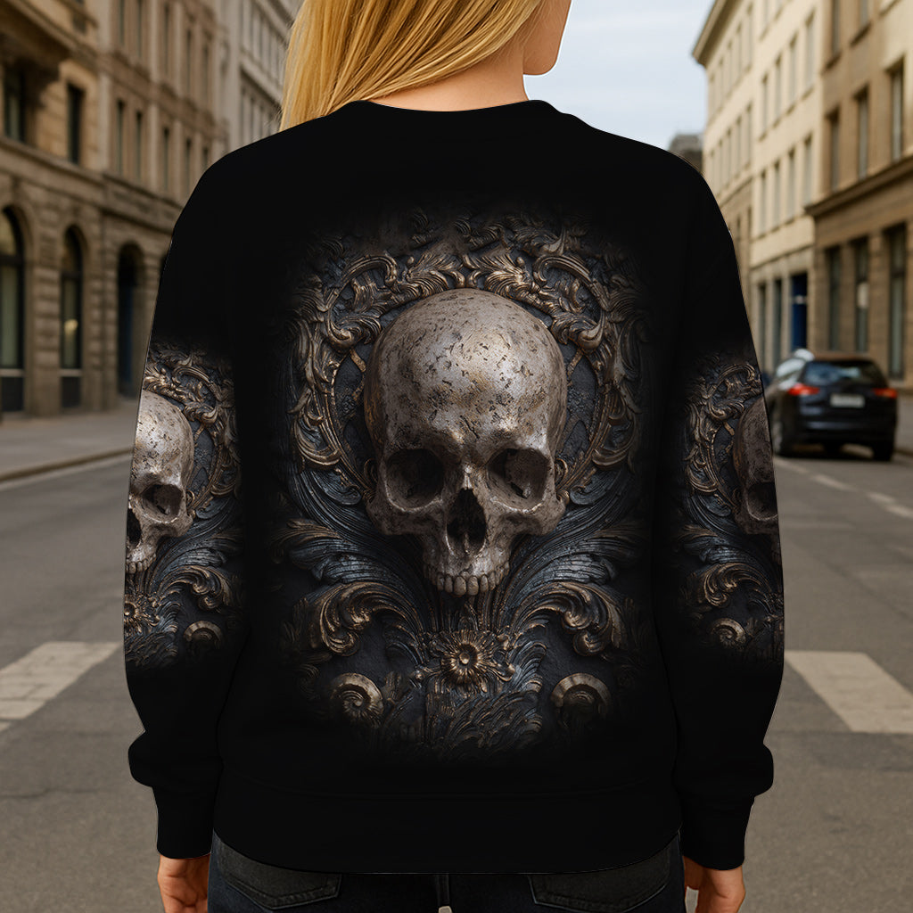 Metalic Skull - Personalized Skull All Over Shirt
