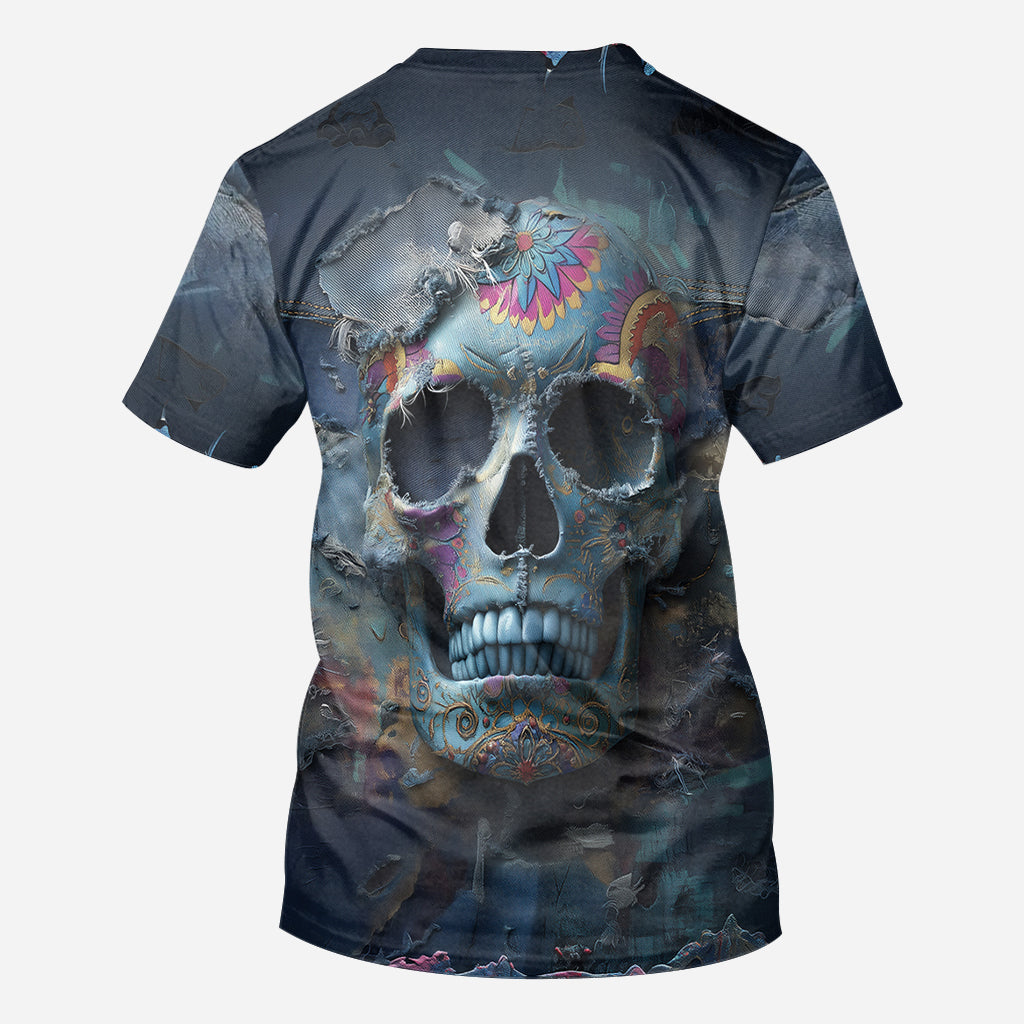 Sugar Skull - Personalized Skull All Over Shirt