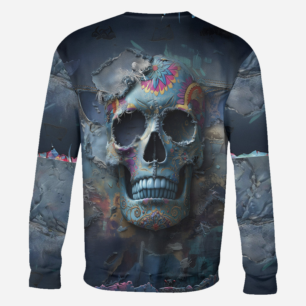 Sugar Skull - Personalized Skull All Over Shirt
