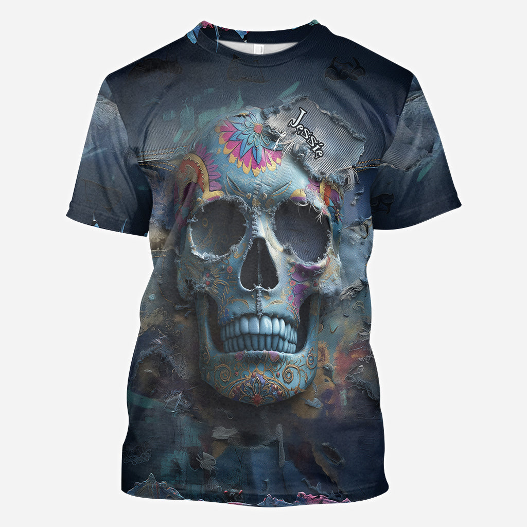 Sugar Skull - Personalized Skull All Over Shirt