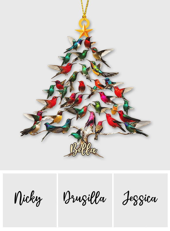 Liebes-Kolibri – Personalisierter Kolibri-Anhänger