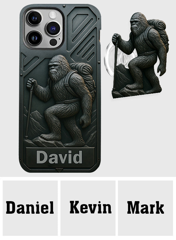 Sasquatch - Personalisierte Handyhülle mit Wandermotiv und Volldruck