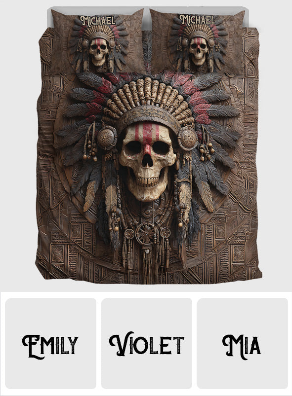 American Indian - Personalized American Indian Bedding Set