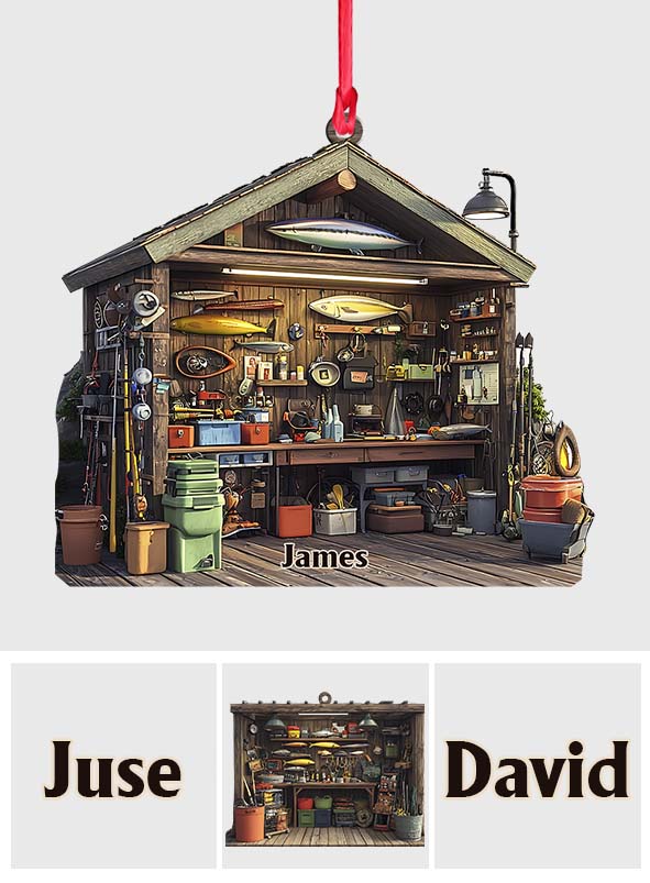 Équipement de pêche - Ornement de pêche personnalisé