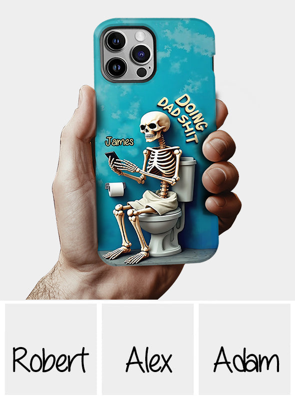 Doing Dad Shit - Personalized Father Full Print Phone Case