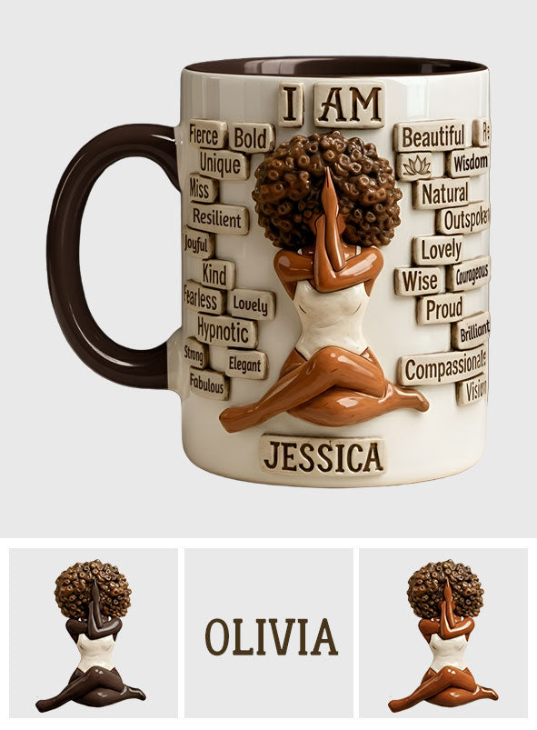 Proud To Be Black - Personalized African American Accent Mug