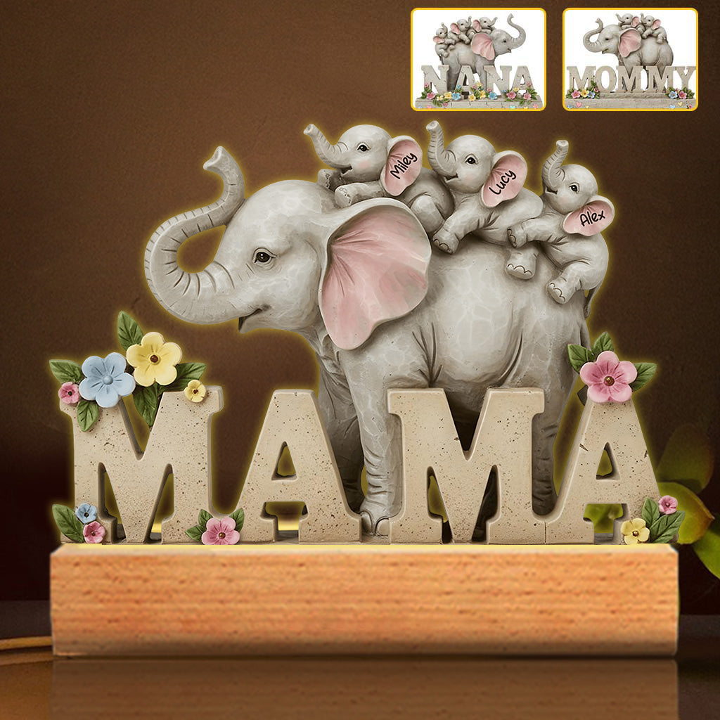 We Love You - Personalized Mother Custom Shaped Acrylic Plaque