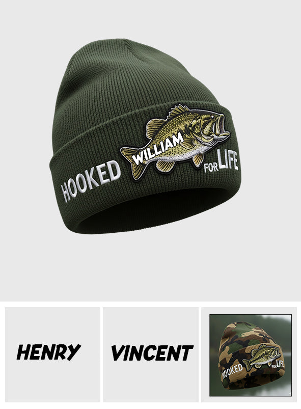 Hook For Life - Personalized Fishing Beanie Hat