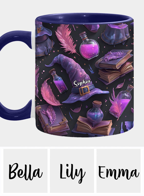 Purple Witch - Personalized Witch Accent Mug