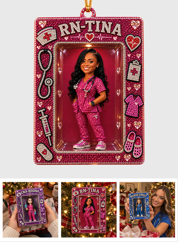 Nurse Life - Personalized Nurse Diamond Painting Ornament Kit