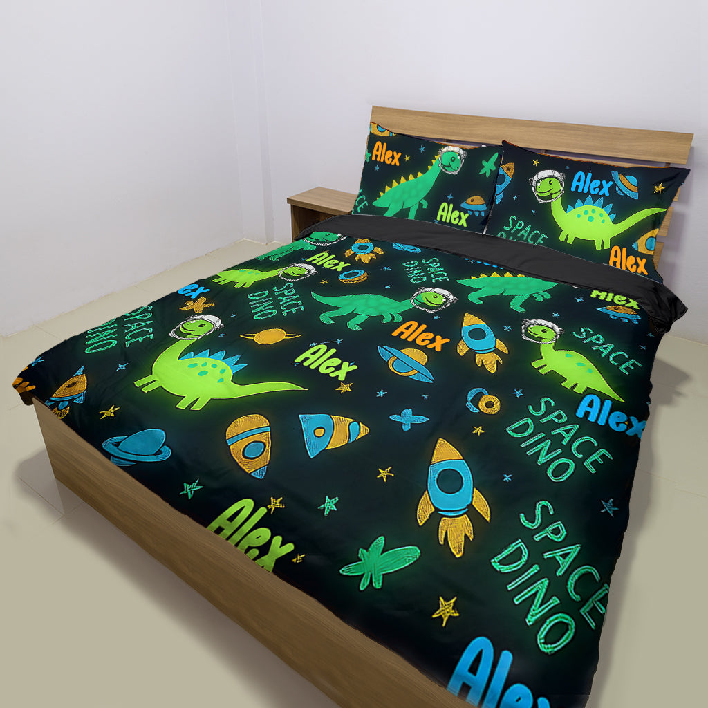 Cute Children's Gift Boys' Dinosaur Space Girls' Princess - Personalized Kid Bedding Set
