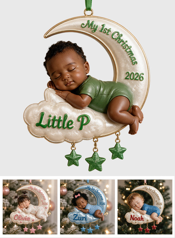 My 1st Christmas 2026 - Personalized Newborn Premium 3D Ornament