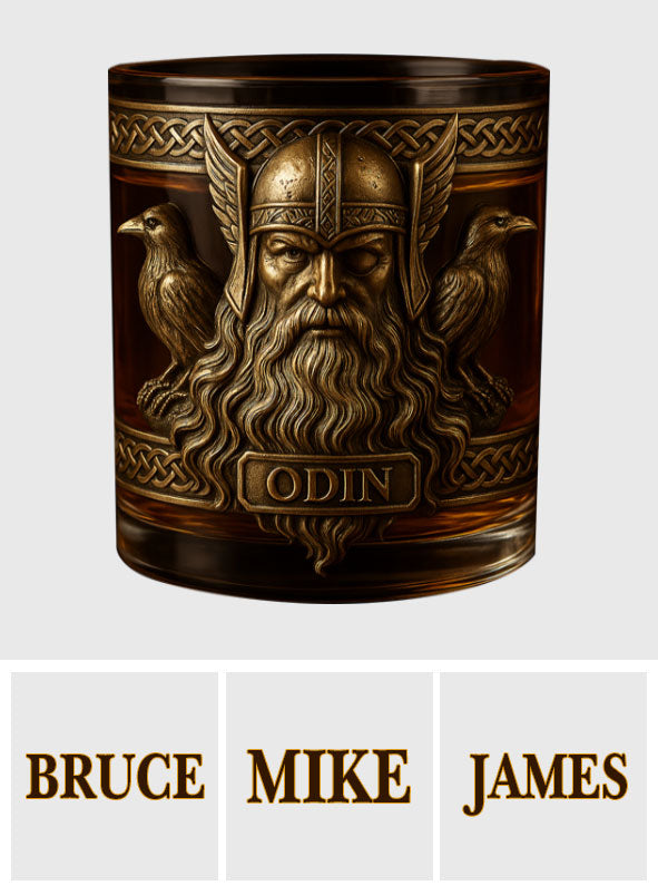 Allvater – Personalisiertes Wikinger-Whiskyglas