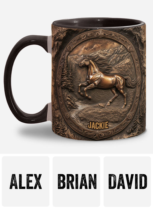 Wild Spirt - Personalized Horse Accent Mug
