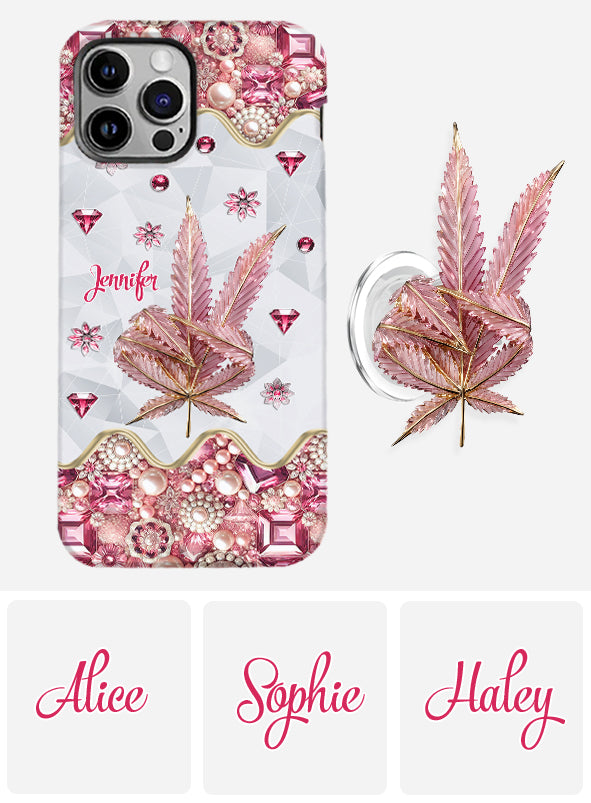 It's Always 420 Somewhere - Personalized Weed Full Print Phone Case & Phone Grip