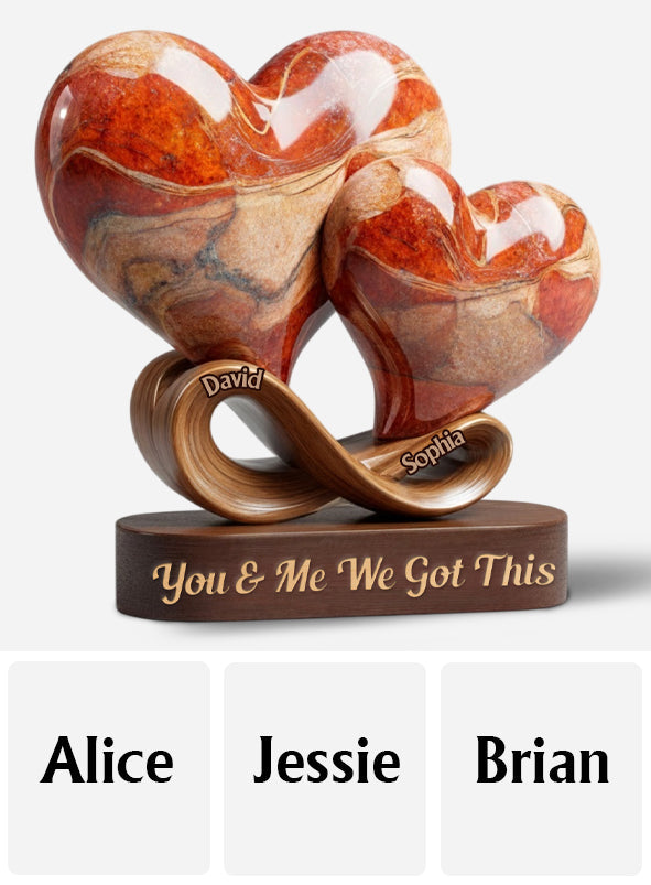 You Will Forever Be My Always - Personalized Couple Custom Shaped Acrylic Plaque