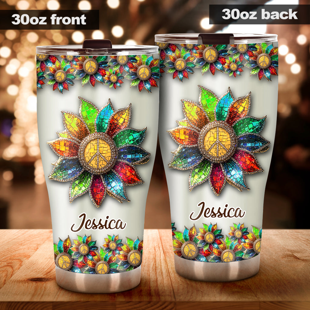 Hippie Soul - Personalized Hippie Tumbler
