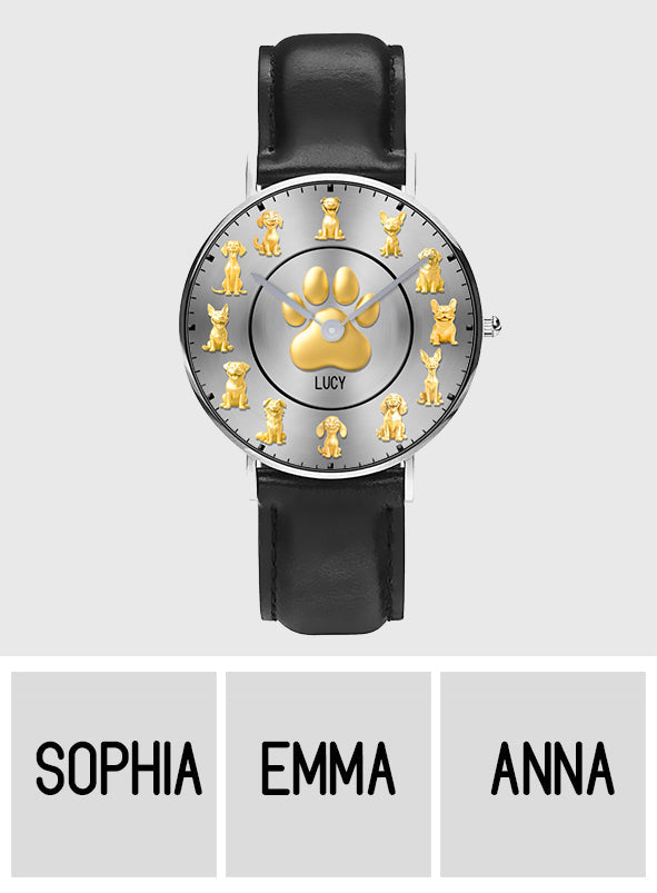 Love My Dogs - Personalized Dog Hand Watch