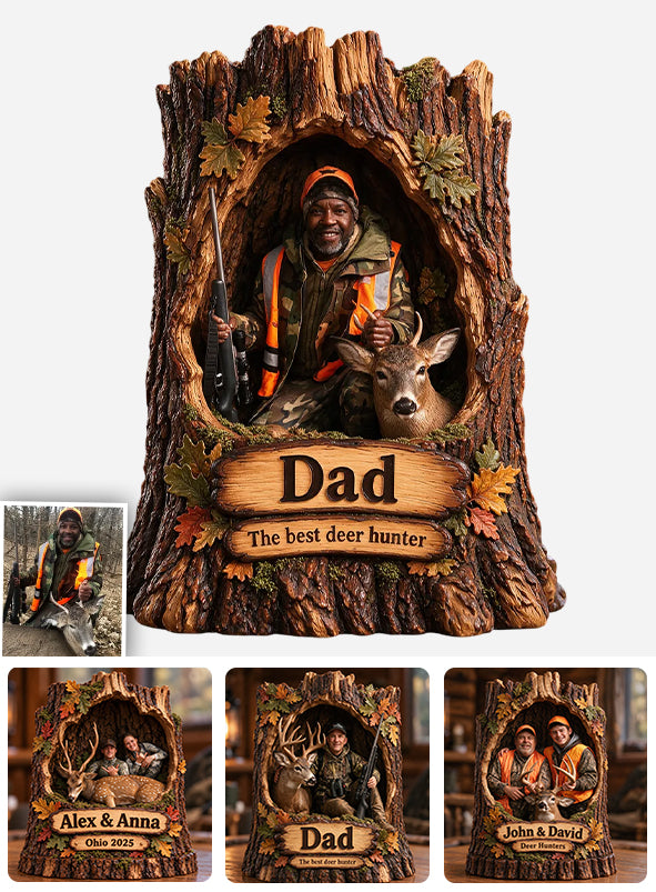 Hunter Gift, Christmas Decor - Personalized Hunting 3D Plaque
