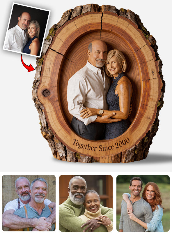 I'm Yours No Returns Or Refunds - Personalized Couple Custom Shaped Wood Plaque
