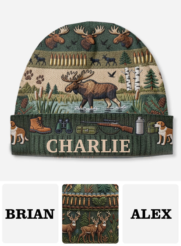 Love Hunting - Personalized Hunting Beanie Hat