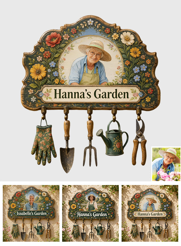 Amour du jardinage, cadeau pour les amoureux du jardinage - Étagère suspendue personnalisée