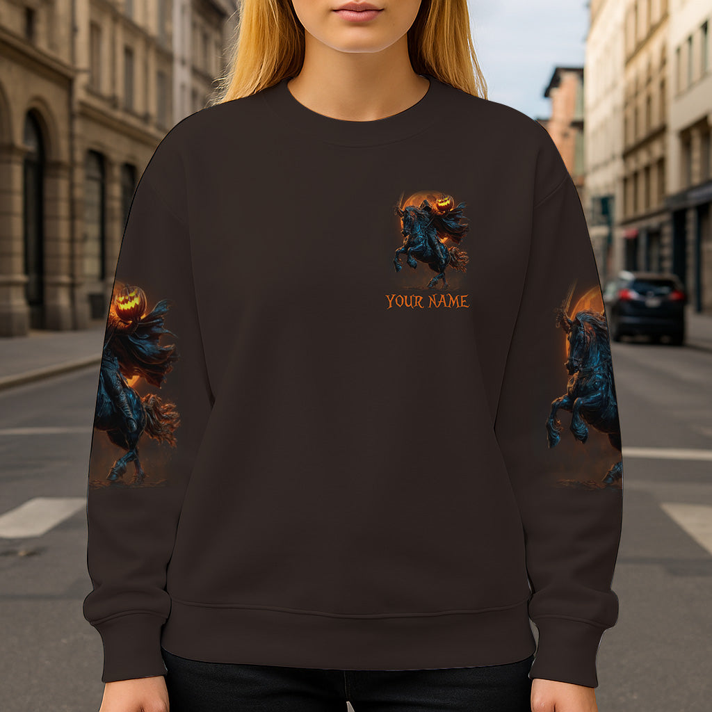 Hello Darkness - Personalized Skull All Over Shirt