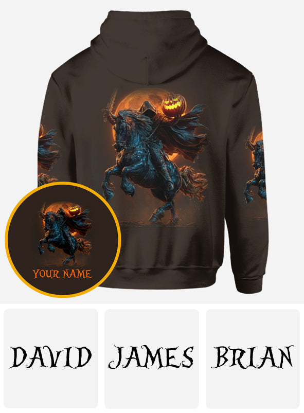 Hello Darkness - Personalized Skull All Over Shirt