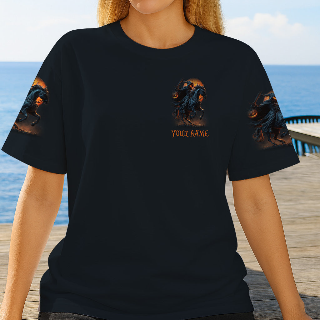 Hello Darkness - Personalized Skull All Over Shirt