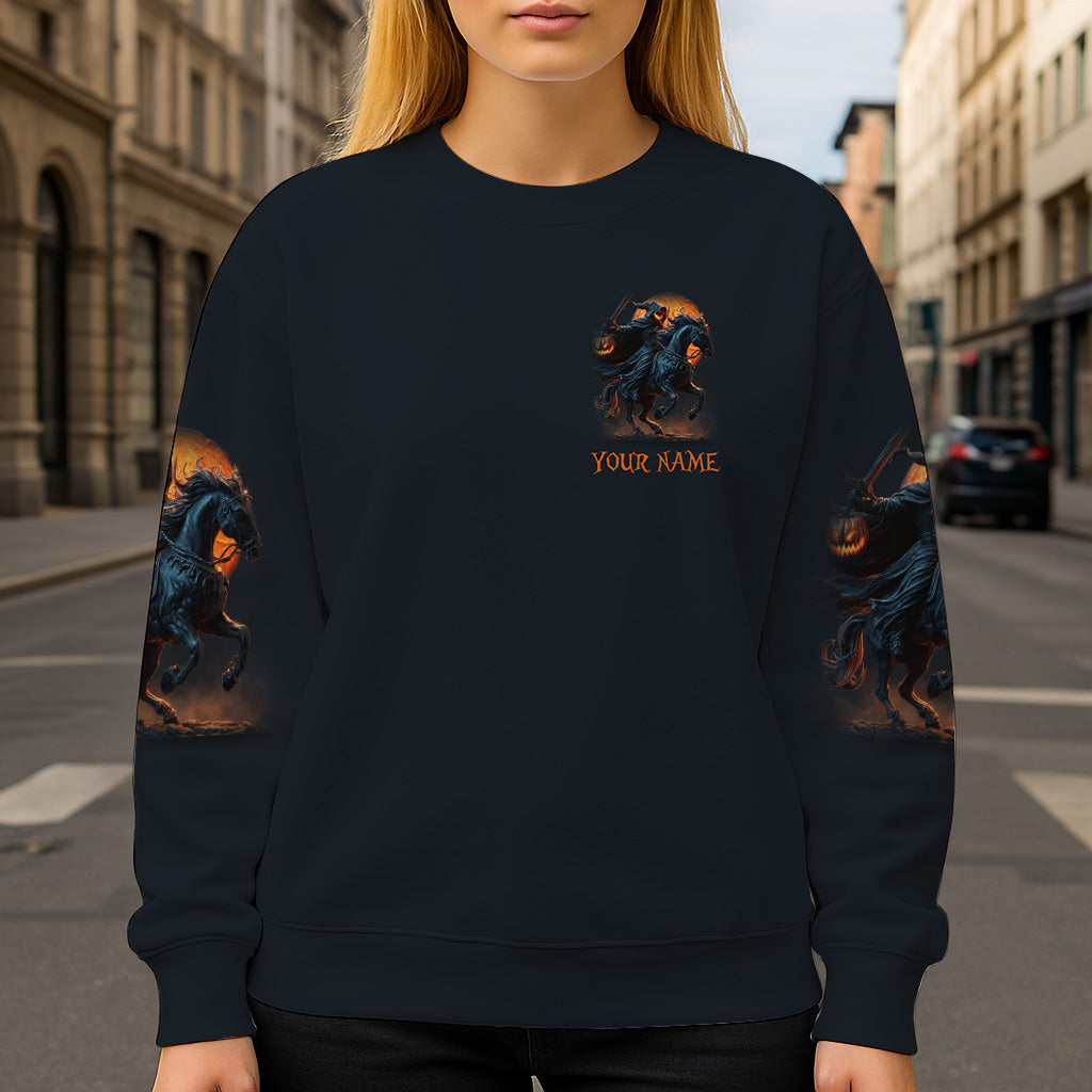 Hello Darkness - Personalized Skull All Over Shirt