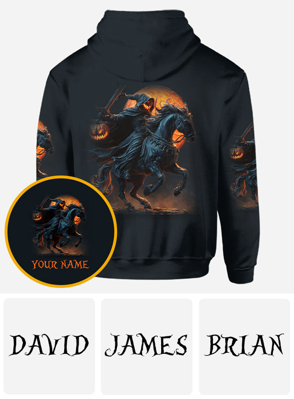 Hello Darkness - Personalized Skull All Over Shirt