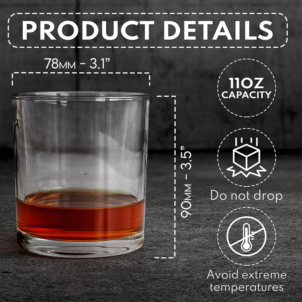 Looking For Golf Balls - Personalized Golf Whiskey Glass