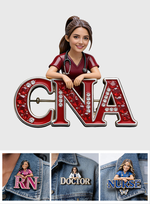 Custom Any Photo - Personalized Nurse Pin
