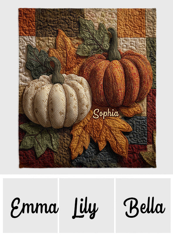 Fall Season - Personalized Autumn Blanket