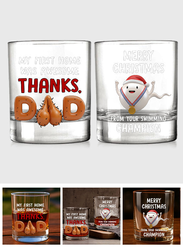 From Your Swimming Champion - Family Whiskey Glass