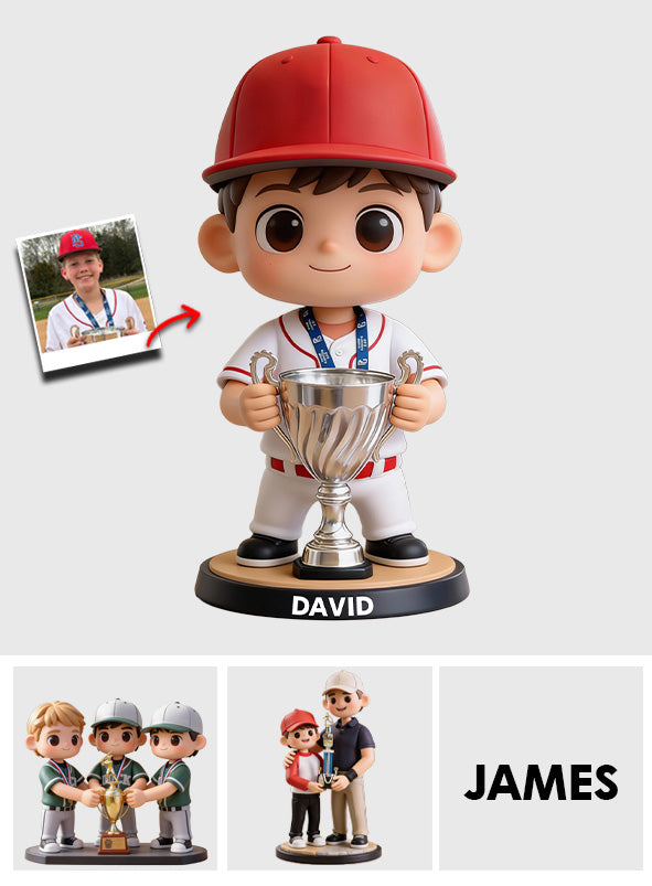 Trophy Moments – Personalisierte Acrylplakette in Baseballform