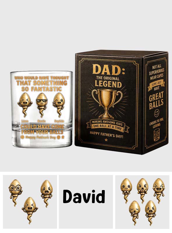 Das fantastische Etwas - Personalisierbares Whiskeyglas mit Geschenkbox