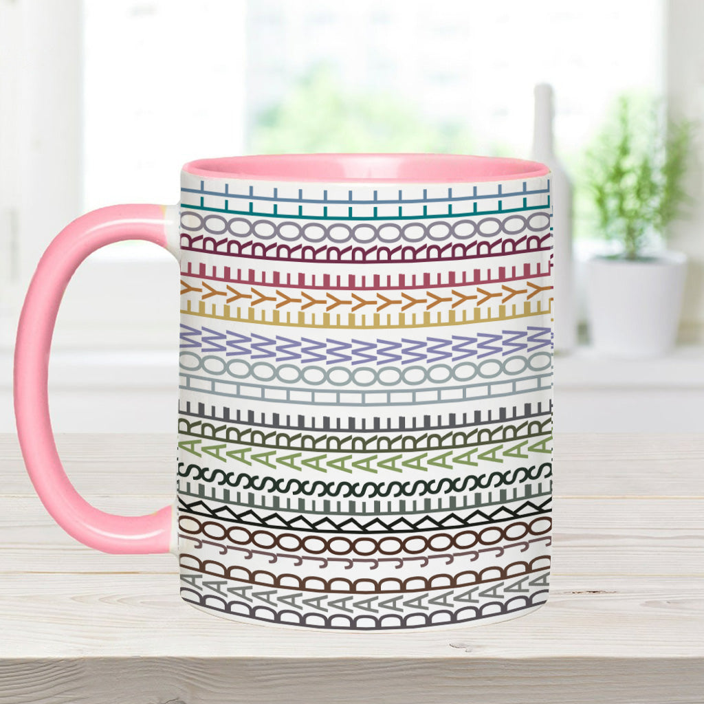 Dad Jokes Are How Eye Roll - Father Accent Mug