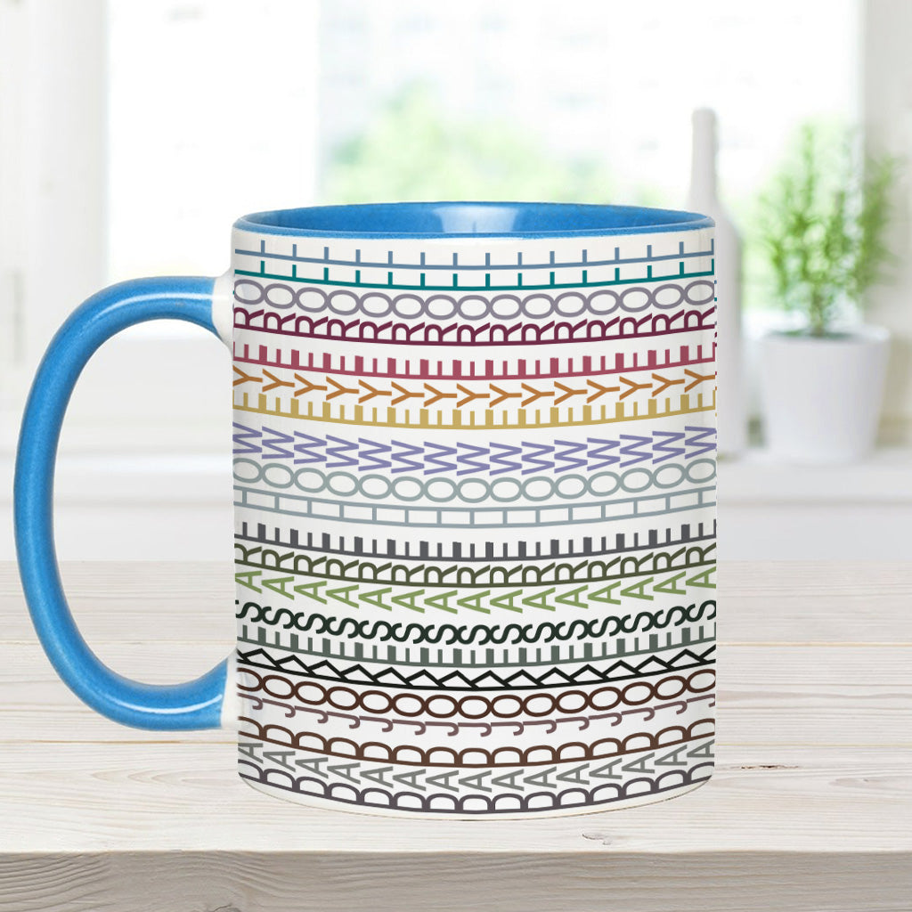 Dad Jokes Are How Eye Roll - Father Accent Mug