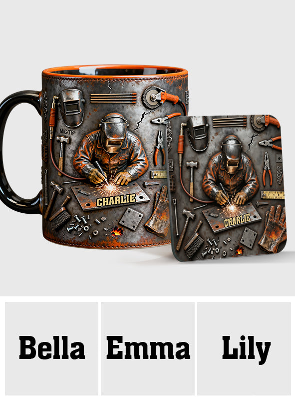 Strong Welder - Personalized Welder Accent Mug