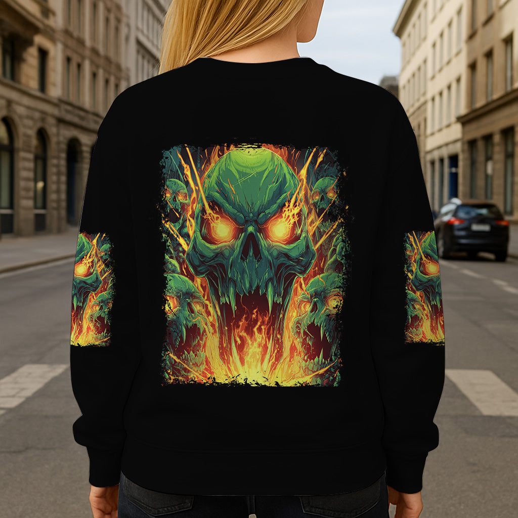 Back Off - Personalized Skull All Over Shirt