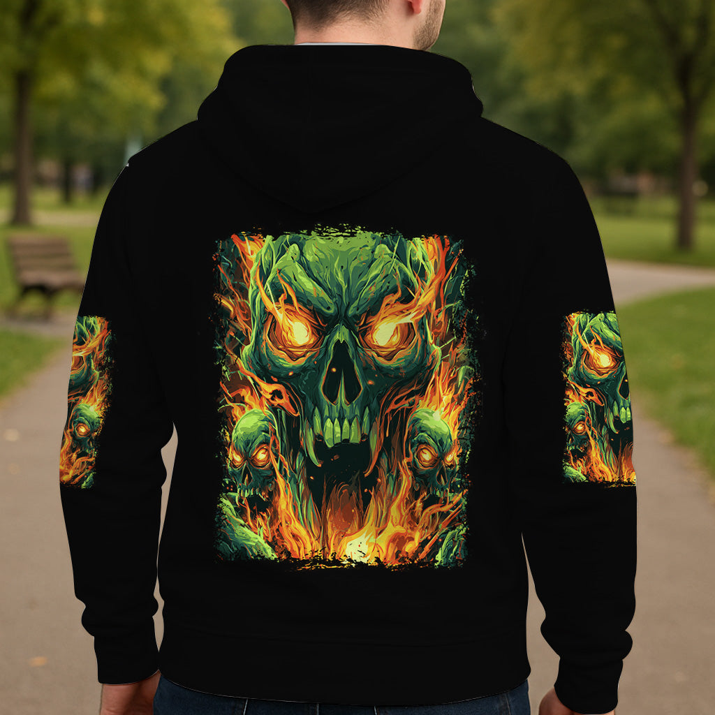 Back Off - Personalized Skull All Over Shirt