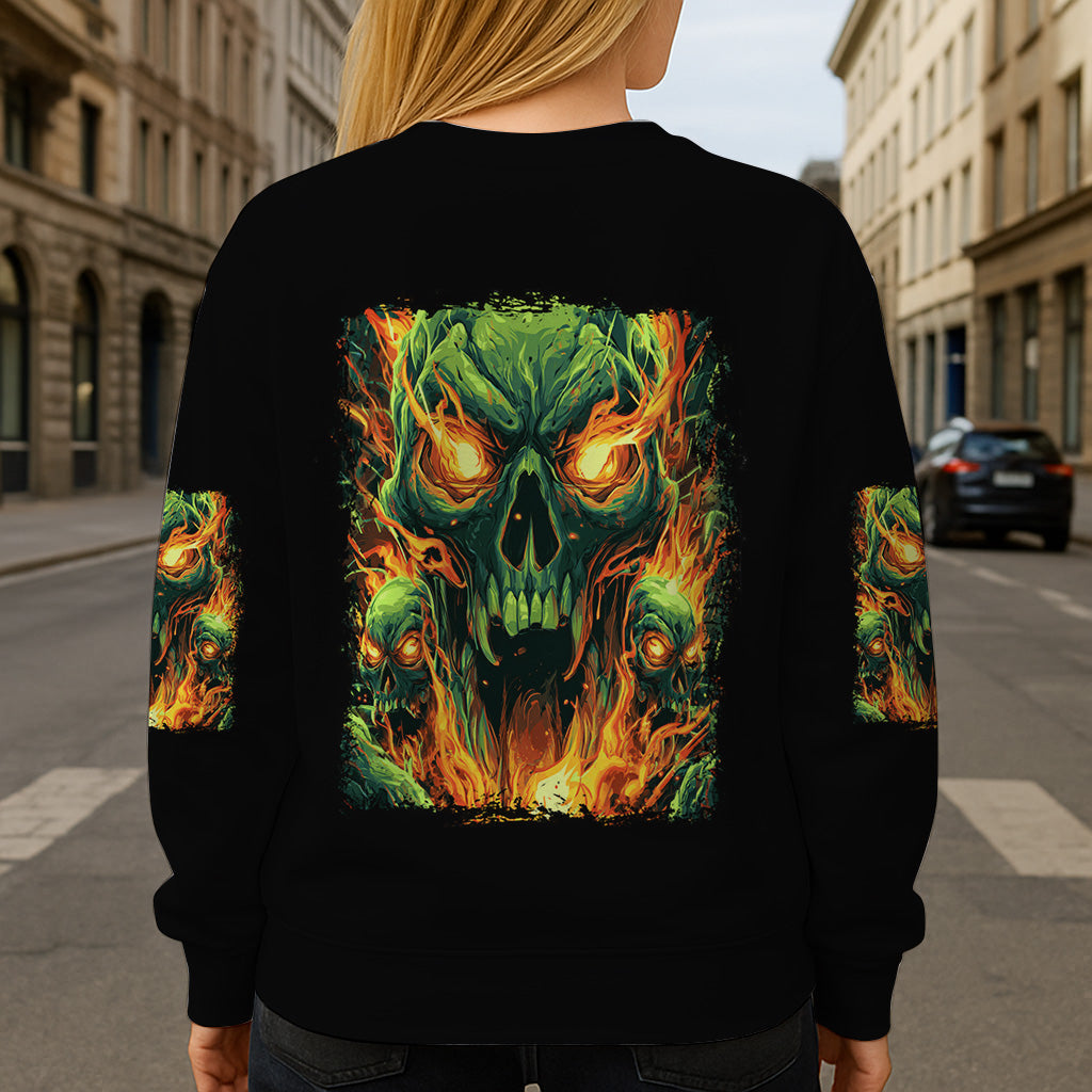Back Off - Personalized Skull All Over Shirt