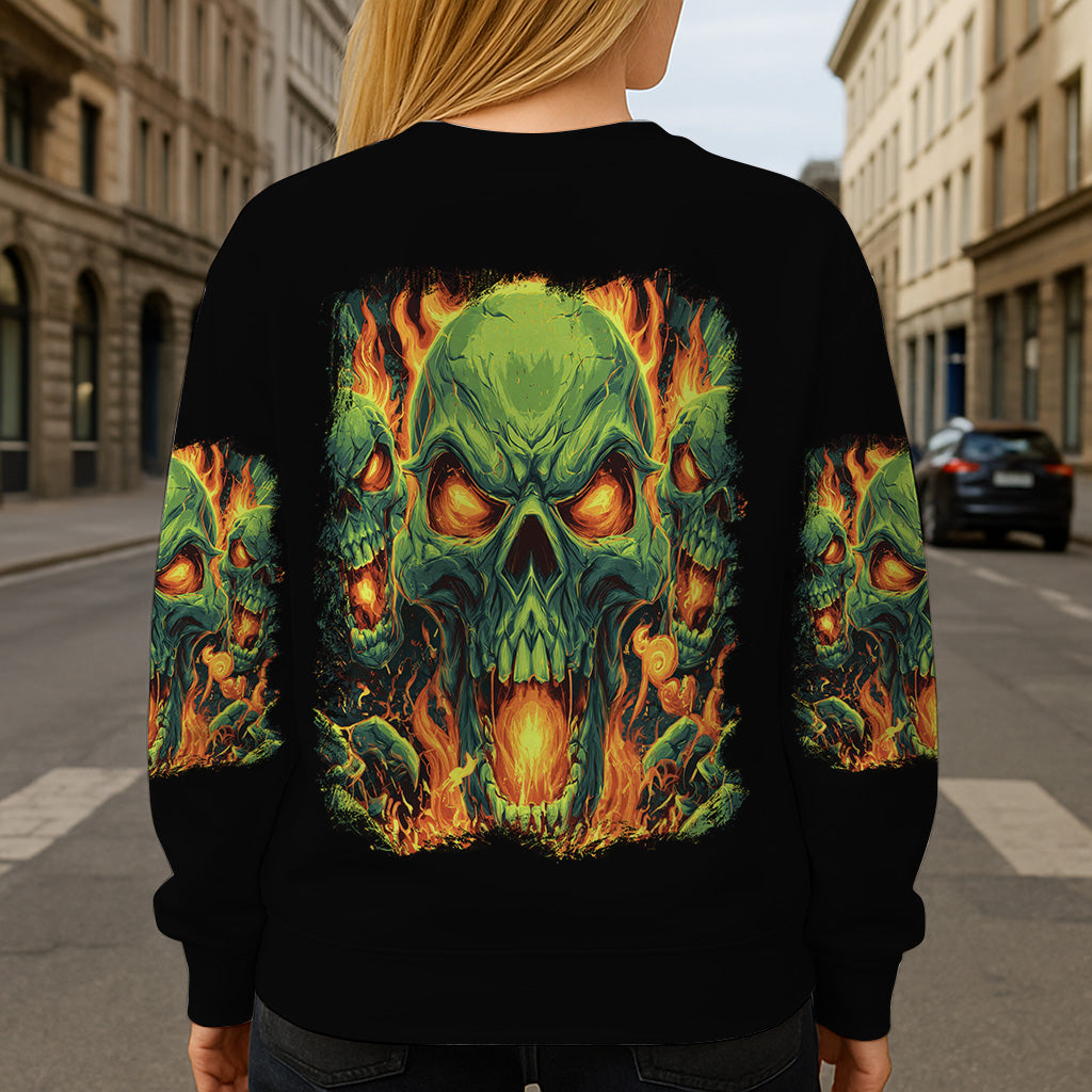 Back Off - Personalized Skull All Over Shirt