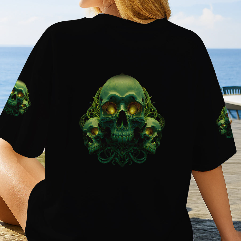 My Demon Out To Play - Personalized Skull All Over Shirt