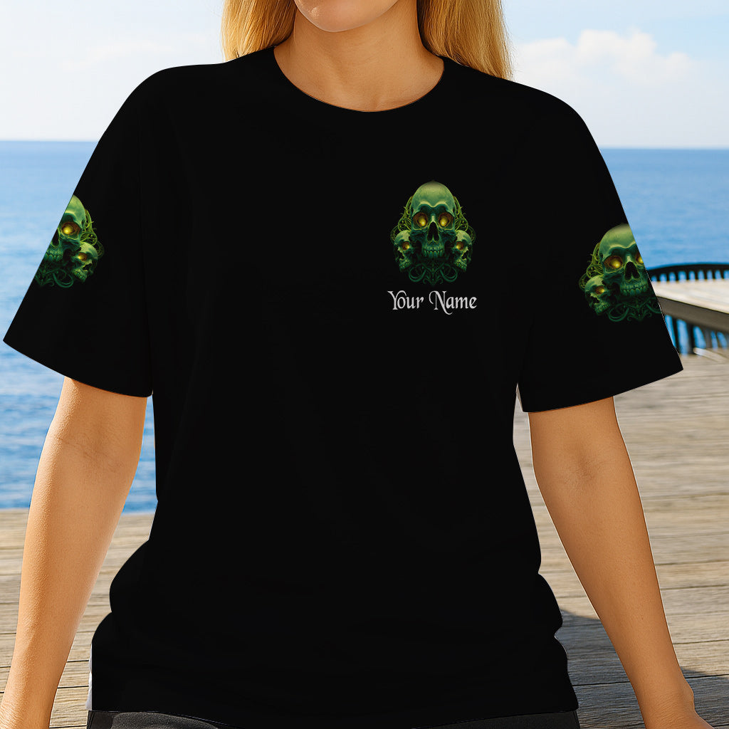 My Demon Out To Play - Personalized Skull All Over Shirt